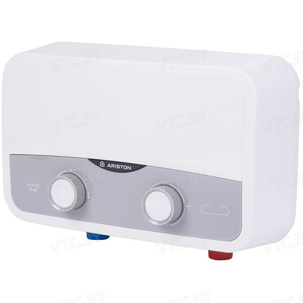 Проточный электрический водонагреватель кран+душ Ariston Aures SF 5.5 COM