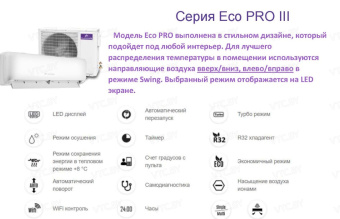 Кондиционер AlpicAir Eco PRO III AWI-26HRDC1F/AWO-26HRDC1F