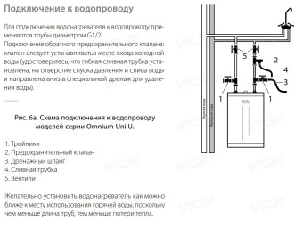 Накопительный электрический водонагреватель Ballu BWH/S 15 Omnium Uni U
