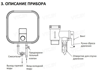 Накопительный электрический водонагреватель над мойкой Midea Express MWH-1520-KVM