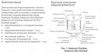 Накопительный электрический водонагреватель Electrolux EWH 80 Heatronic Slim DryHeat