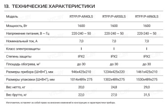 Электрокамин Royal Thermo Aurora RTFP/P-AR60LS