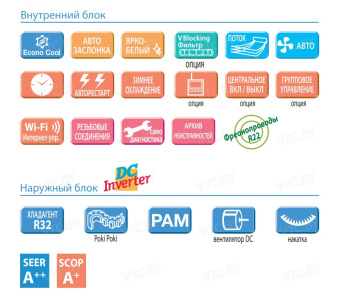 Сплит-система Mitsubishi Electric Classic Inverter HR MSZ-HR60VF(K)/MUZ-HR60VF