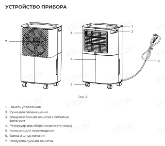 Осушитель воздуха Royal Clima Carisma Studio RD-CR10-E