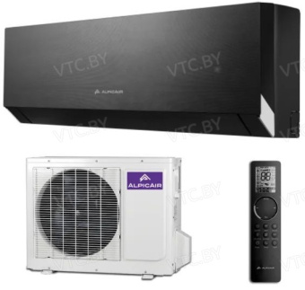 Кондиционер AlpicAir Trendy AWI-54HRDC1TB/AWO-54HRDC1C (черный)