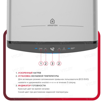 Накопительный электрический водонагреватель Ariston ABSE VLS PRO PW 30