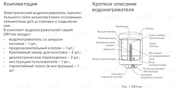 Накопительный электрический водонагреватель Electrolux EWH 150 DRYver