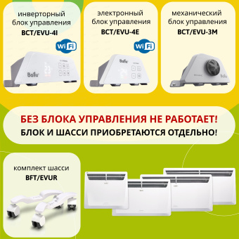 Отопительный модуль конвектора Ballu Evolution Transformer BEC/EVU-2500
