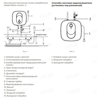 Накопительный электрический водонагреватель Royal Clima Quattro RWH-Q10-FE
