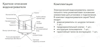 Накопительный электрический водонагреватель Electrolux EWH 100 Trend