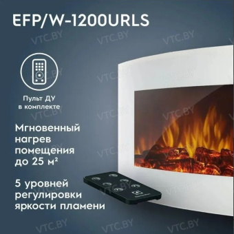 Электрокамин Electrolux EFP/W-1200URLS (белый)
