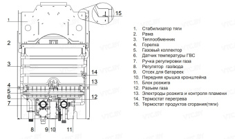 Газовая колонка Ariston Fast R Display 10L NG