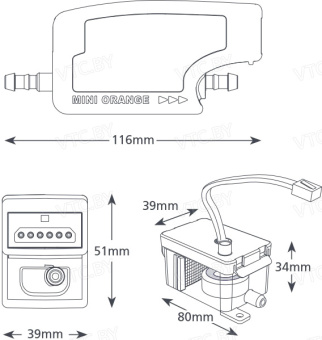 Насос для кондиционеров Aspen Pumps Mini Orange