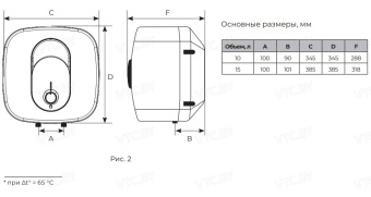 Накопительный электрический водонагреватель Royal Clima Quattro RWH-Q10-FE