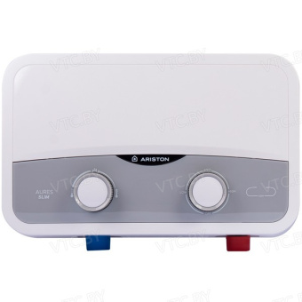 Проточный электрический водонагреватель кран+душ Ariston Aures SF 5.5 COM
