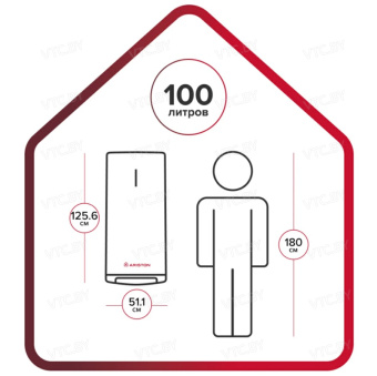 Накопительный электрический водонагреватель Ariston ABSE VLS PRO INOX PW 100