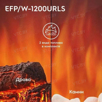 Электрокамин Electrolux EFP/W-1200URLS (белый)