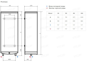 Накопительный электрический водонагреватель Ariston ABS VLS PRO R 80