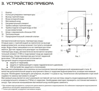 Накопительный электрический водонагреватель Royal Thermo RWH 50 Fidelity